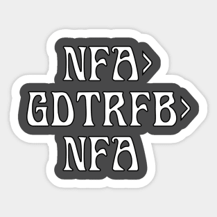 Deadheads - Goin' Down the Road Not Fading Away Lot Sticker